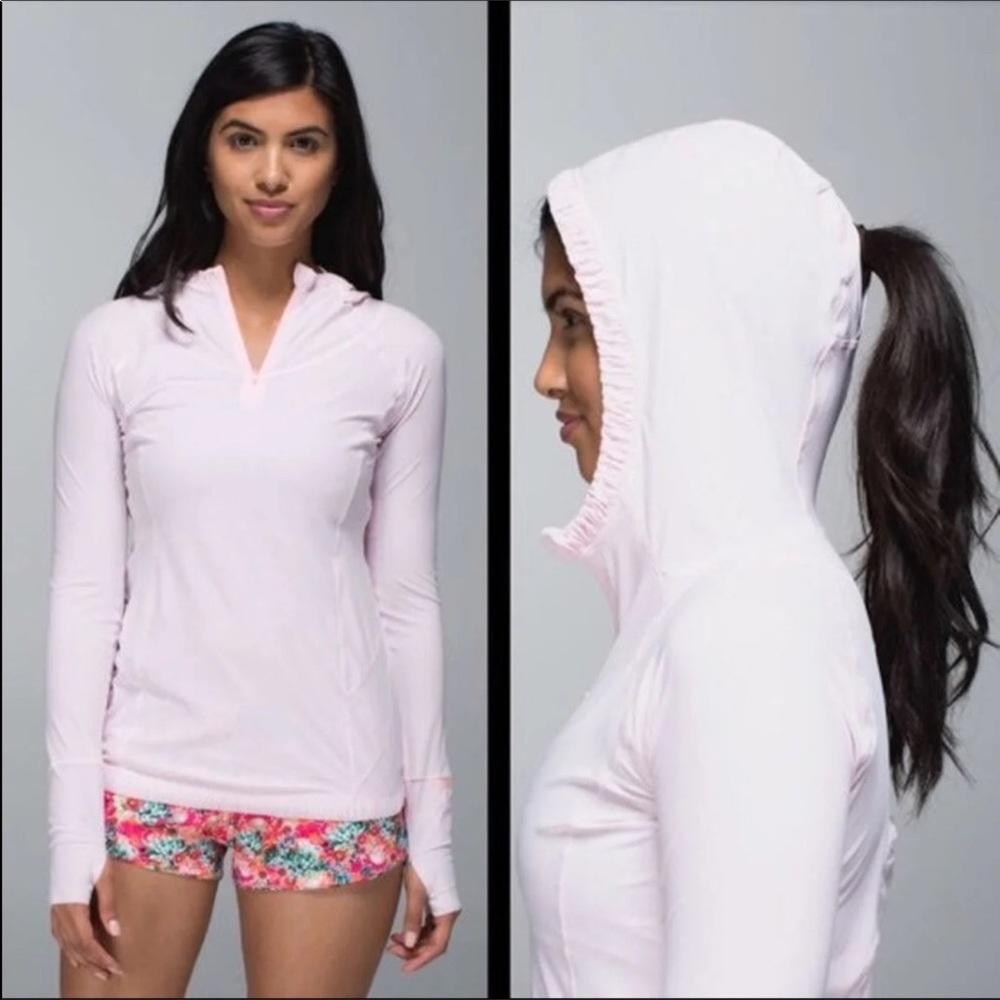 Lululemon | Water Bound Hoodie Barely Pink